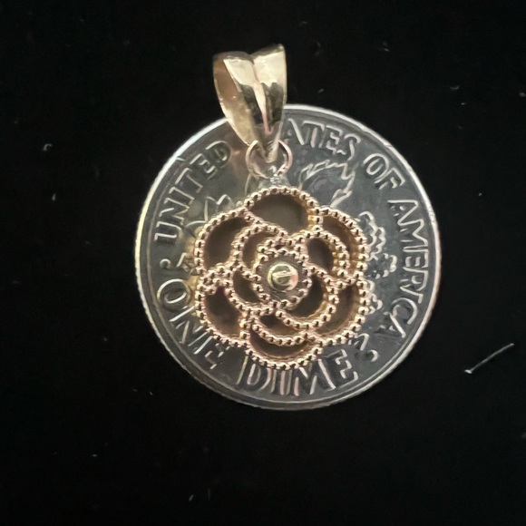Elegant 14k Rose Gold Pendant - Picture 6 of 8